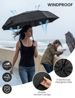 G4Free - G4Free 42 Inch Windproof Travel Umbrella -TN25A604A