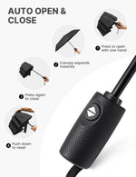 G4Free - G4Free 42 Inch Windproof Travel Umbrella -TN25A604A