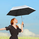 G4Free - G4Free 42Inch UPF 50+ UV Protection Wooden Handle Travel Umbrella -NT22A148I