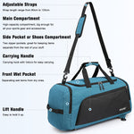 G4Free - G4Free 45L 3-Way Duffle Backpack with Wet Pocket & Shoes Compartment -TN22B071A