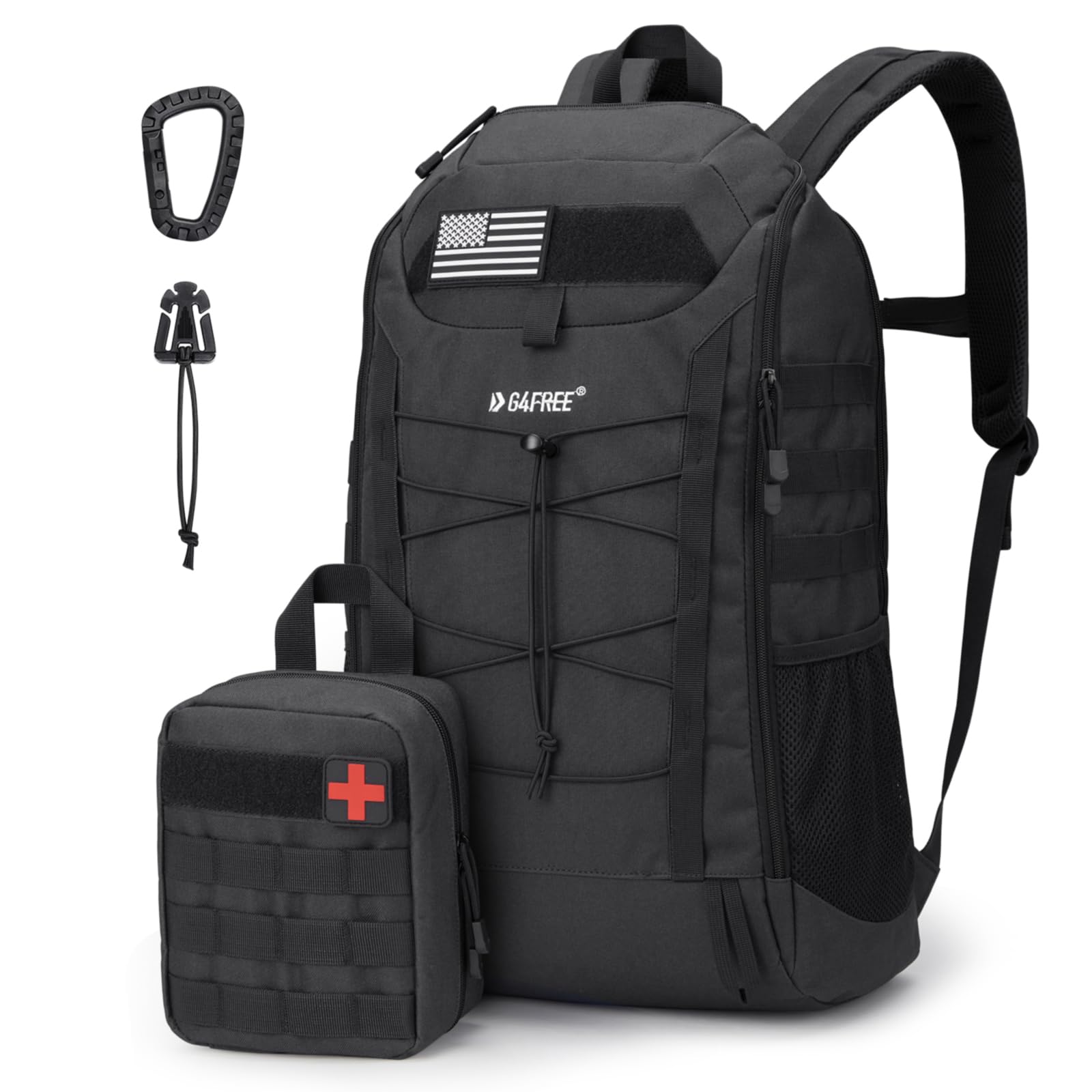 G4Free - G4Free 45L Military Tactical Backpack 3 Day Survival Molle Pack -TN23B193A