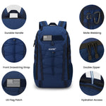 G4Free - G4Free 45L Military Tactical Backpack 3 Day Survival Molle Pack -TN23B193A