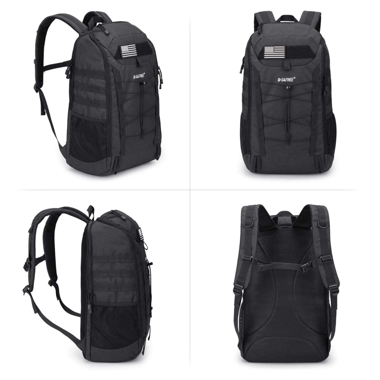 G4Free - G4Free 45L Military Tactical Backpack 3 Day Survival Molle Pack -TN23B193A