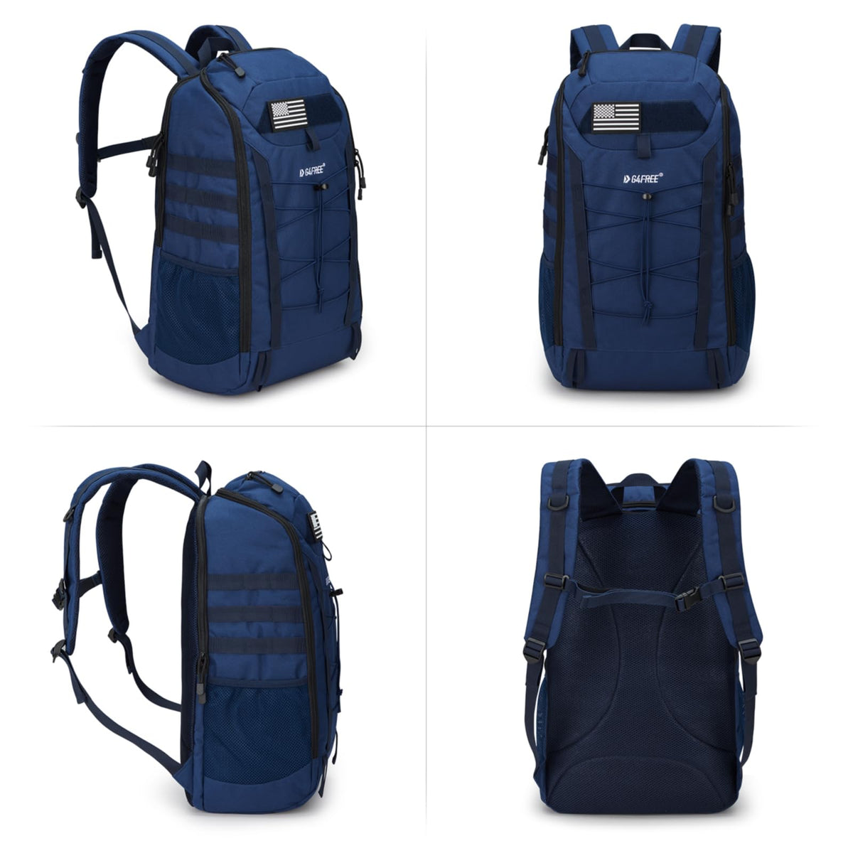 G4Free - G4Free 45L Military Tactical Backpack 3 Day Survival Molle Pack -TN23B193A