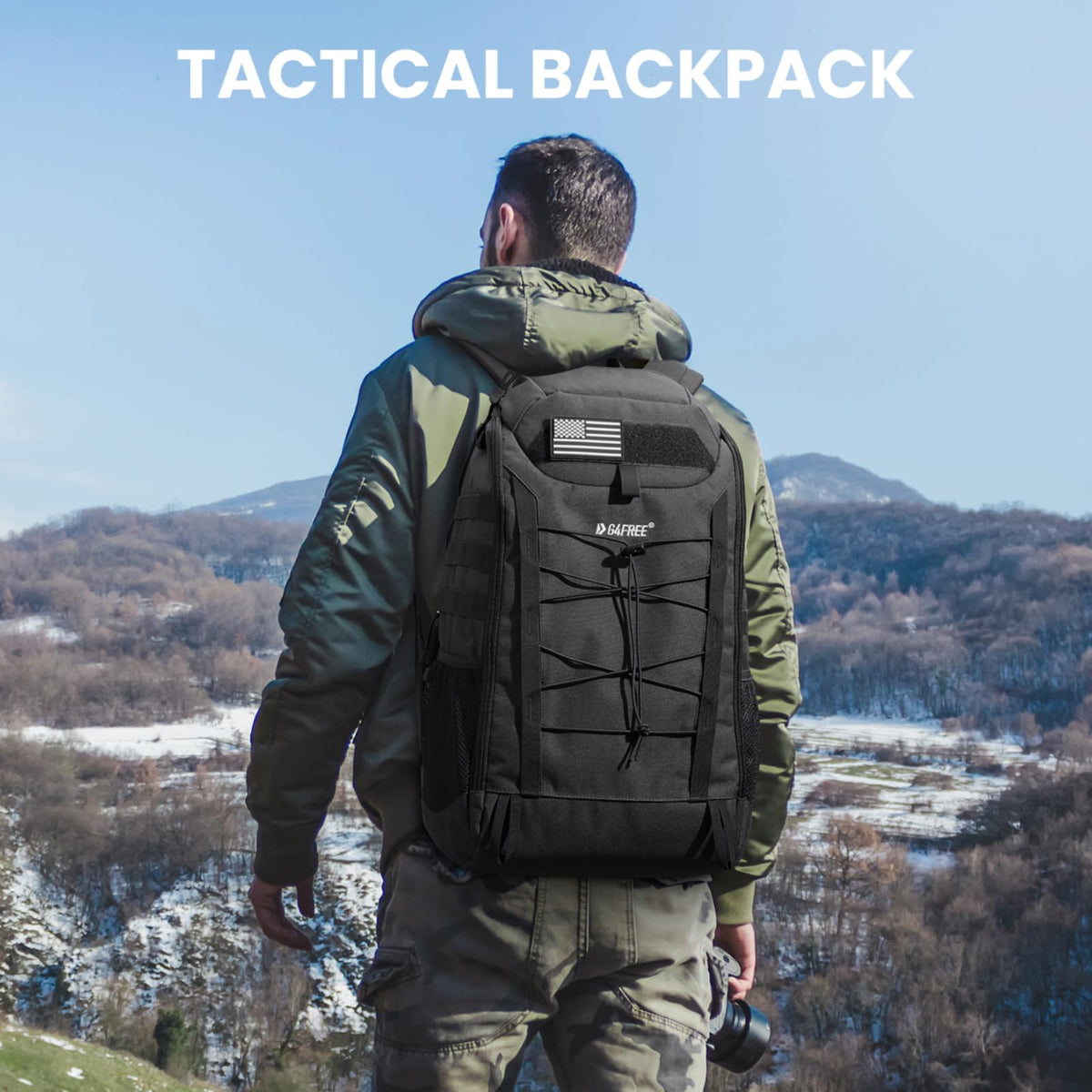 G4Free - G4Free 45L Military Tactical Backpack 3 Day Survival Molle Pack -TN23B193A