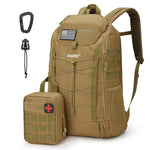 G4Free - G4Free 45L Military Tactical Backpack 3 Day Survival Molle Pack -TN23B193B