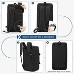 G4Free - G4Free 45L Travel Duffle Bag 3 in 1 Duffel Bags with Shoes Compartment -TN25B573A