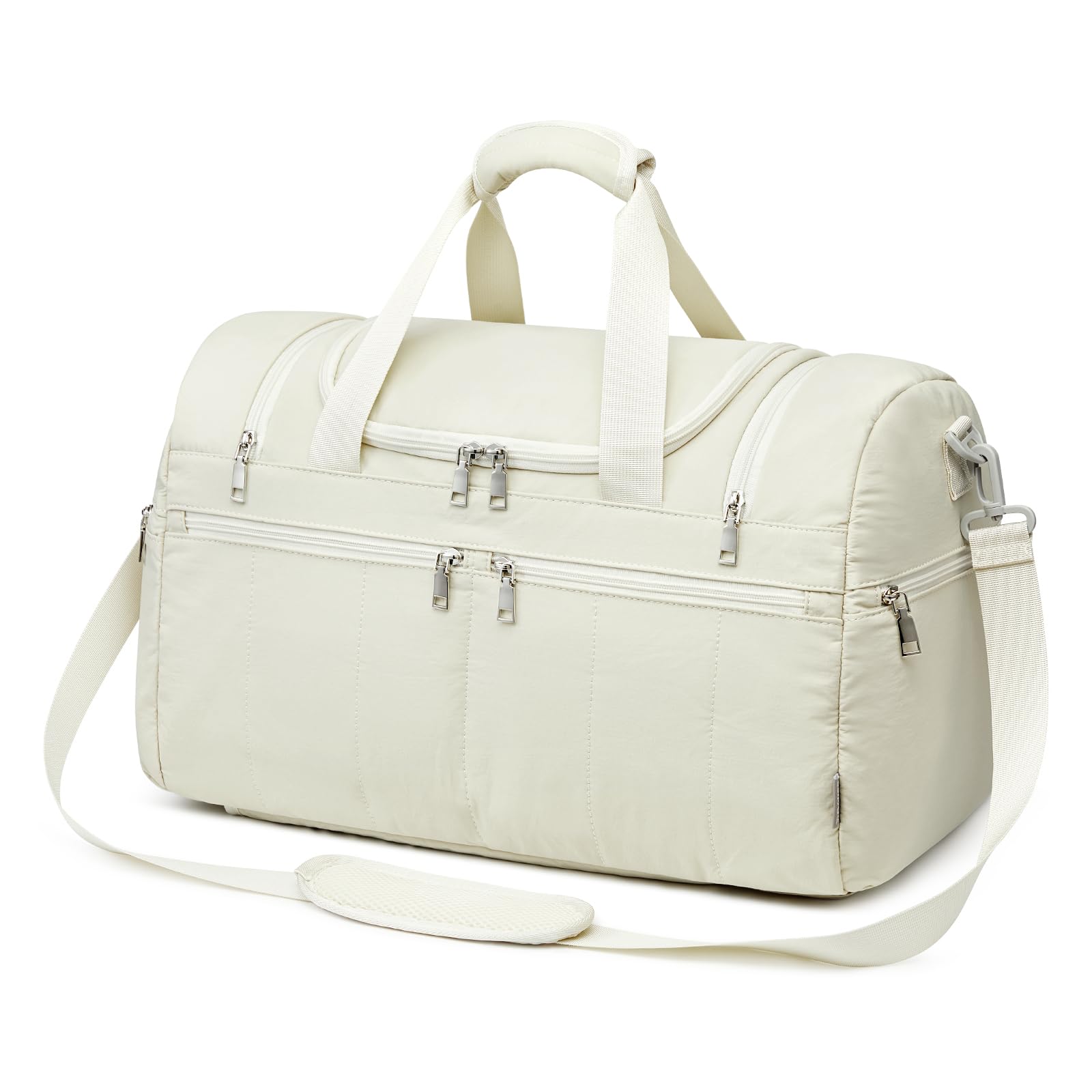 G4Free - G4Free 45L Travel Duffle Bag 3 in 1 Duffel Bags with Shoes Compartment -TN25B573B