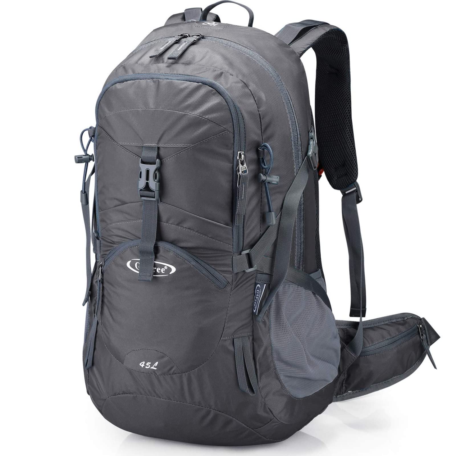 G4Free - G4Free 45L Waterproof Hiking Travel Backpack with Rain Cover -D02V648B