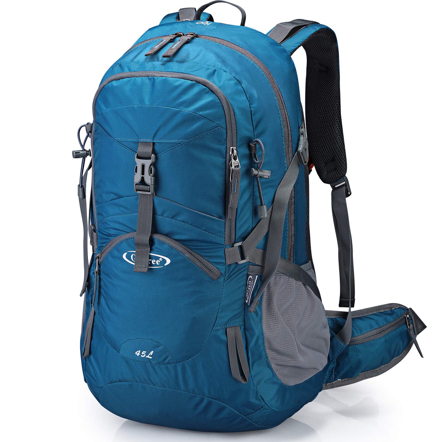 G4Free - G4Free 45L Waterproof Hiking Travel Backpack with Rain Cover -D02V648C