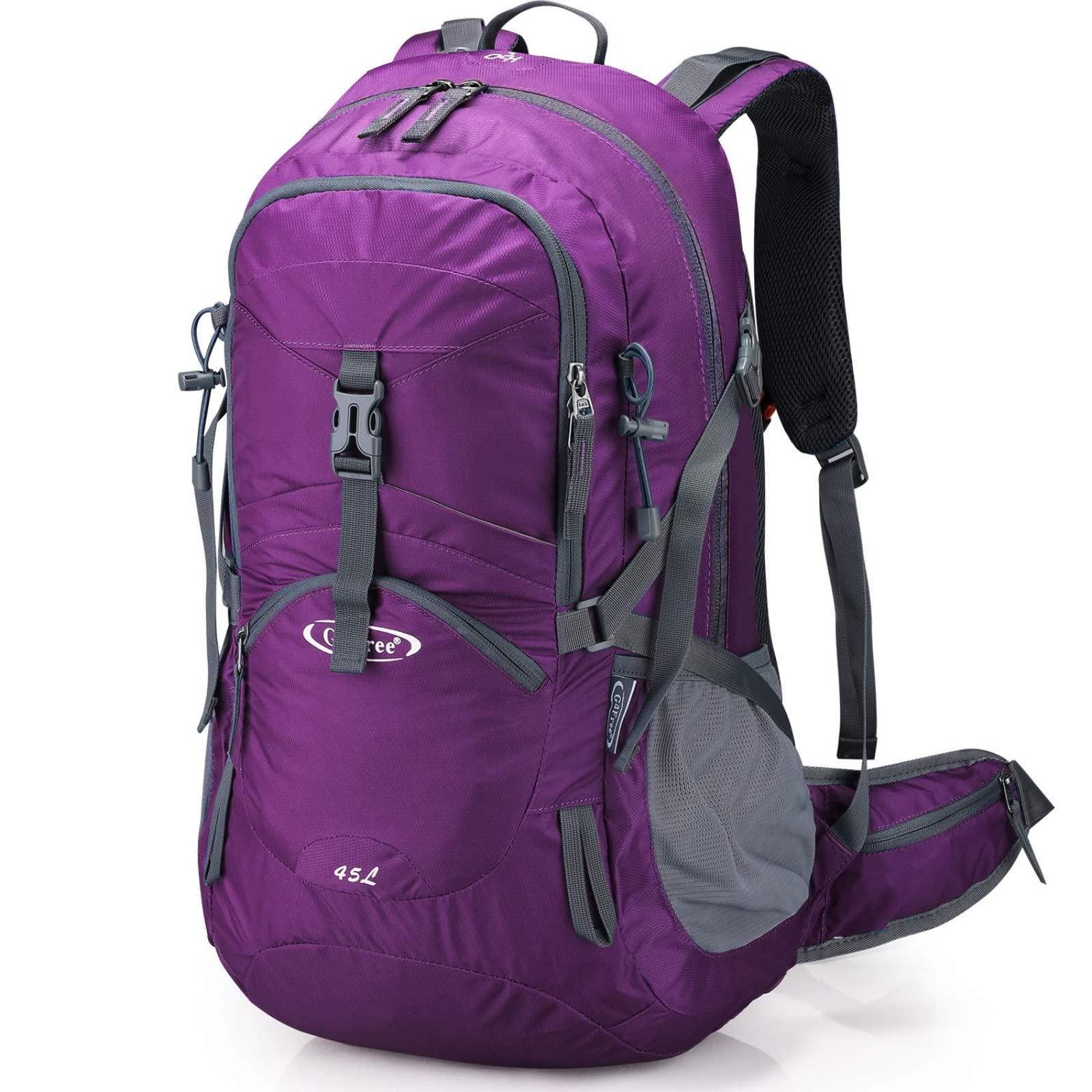G4Free - G4Free 45L Waterproof Hiking Travel Backpack with Rain Cover -D02V648D
