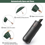 G4Free - G4Free 46/54/62 Inch Large Compact Golf Umbrella Windproof 10 Ribs -TN23A229B