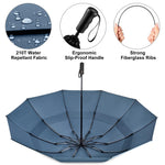G4Free - G4Free 46/54/62 Inch Large Compact Golf Umbrella Windproof 10 Ribs -TN23A229B