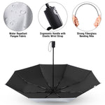 G4Free - G4Free 46 Inch Auto Open UPF 50+ UV Protection Large Travel Umbrella -D02V746A