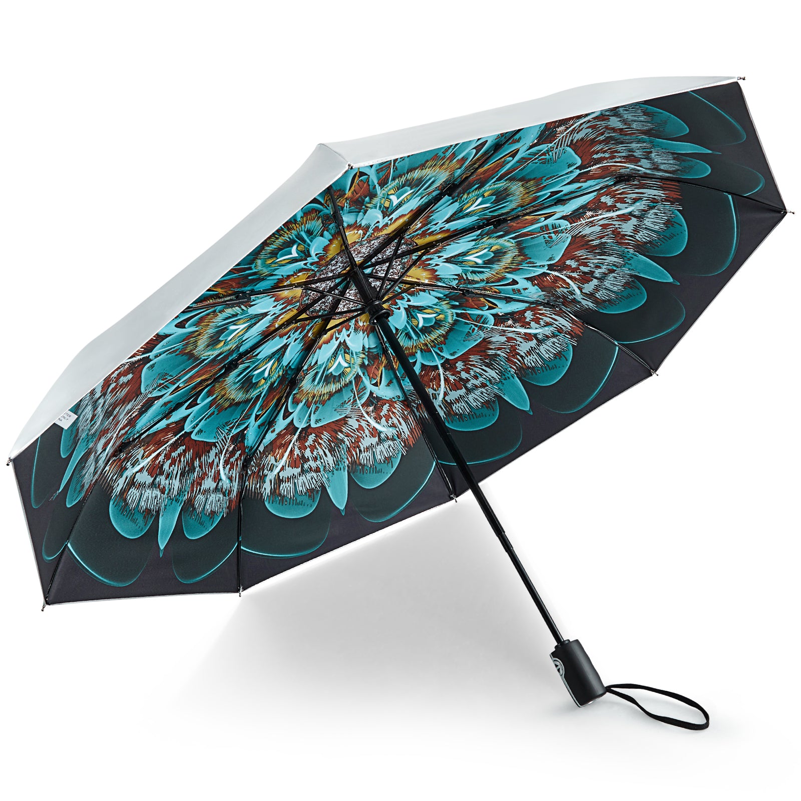 G4Free - G4Free 46 Inch Auto Open UPF 50+ UV Protection Large Travel Umbrella -D02V746A