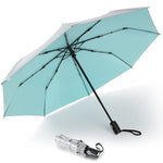 G4Free - G4Free 46 Inch Auto Open UPF 50+ UV Protection Large Travel Umbrella -D02V746D