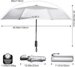 G4Free - G4Free 46 Inch UPF 50+ UV Protection Sun Double Layer Windproof Auto Umbrella -TN24A451B