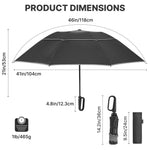 G4Free - G4Free 46" Inverted Umbrella – Carabiner Handle -NT25A620A