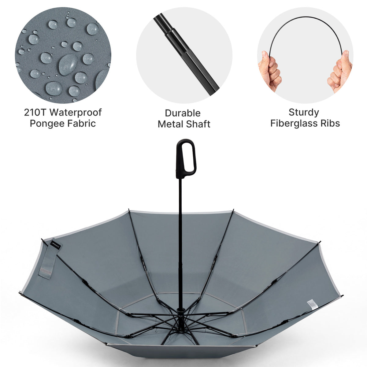 G4Free - G4Free 46" Inverted Umbrella – Carabiner Handle -NT25A620A