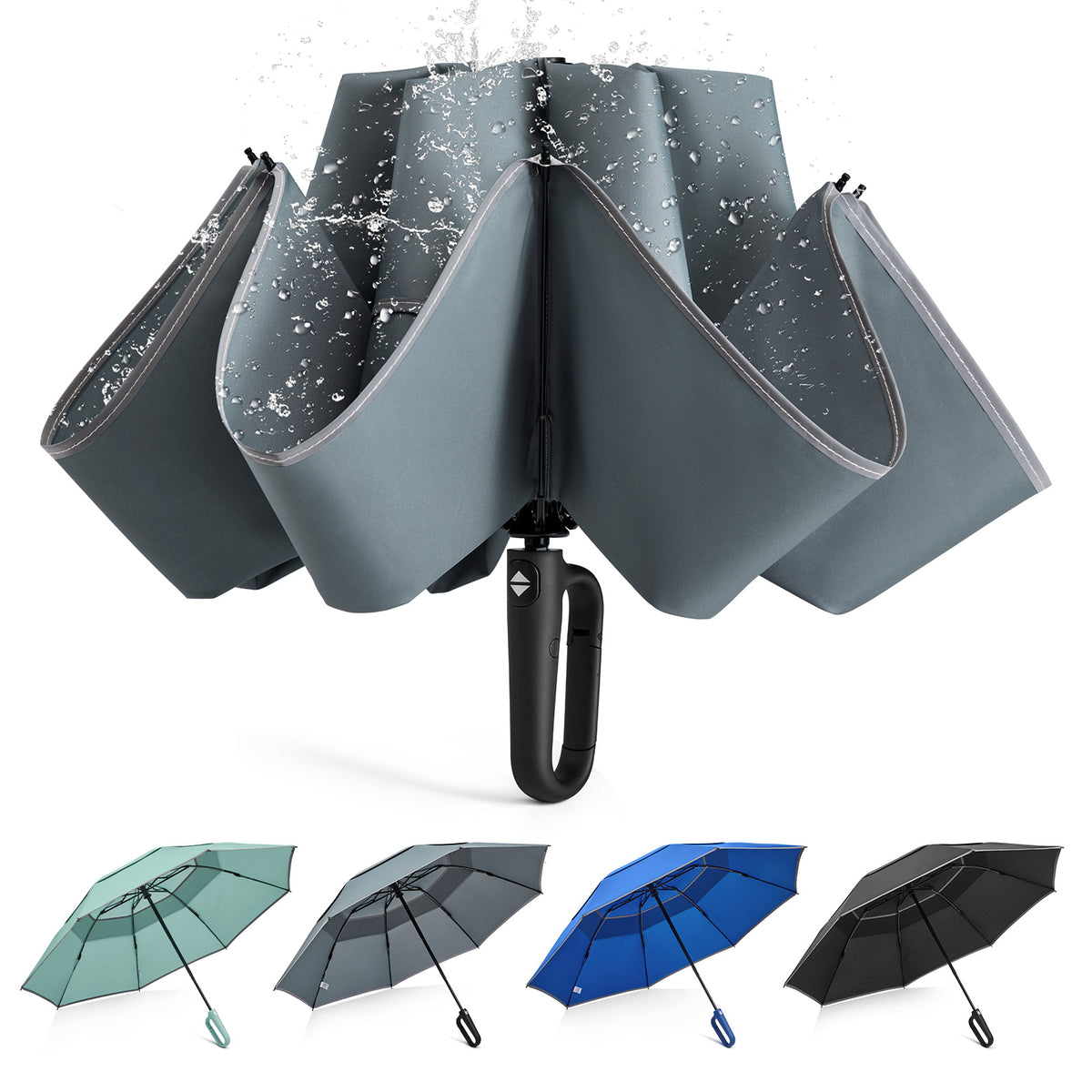 G4Free - G4Free 46" Inverted Umbrella – Carabiner Handle -NT25A620A