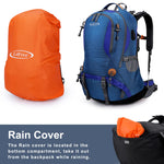 G4Free - G4Free 50L Hiking Backpack with Rain Cover for Men Women -D01V031A