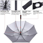 G4Free - G4Free 54/62/68 Inch UV Protection Auto Open Double Canopy Sun Rain Umbrella -D02V686A