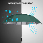 G4Free - G4Free 54/62/68 Inch UV Protection Auto Open Double Canopy Sun Rain Umbrella -D02V686A