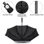 G4Free - G4Free 54/62 Inch Windproof UV Protection Golf Umbrella -TN23A187B