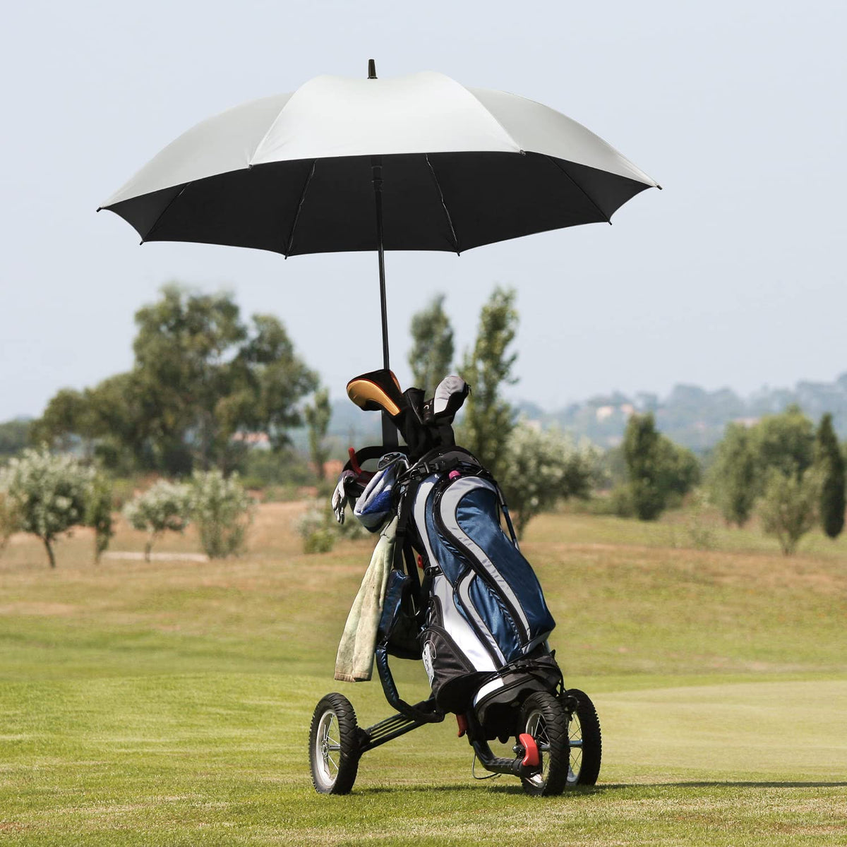 G4Free - G4Free 54/62 Inch Windproof UV Protection Golf Umbrella -TN23A187B