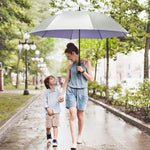 G4Free - G4Free 54/62 Inch Windproof UV Protection Golf Umbrella -TN23A187B