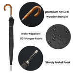 G4Free - G4Free 54 Inch 16 Ribs Large Windproof Umbrella for 2 Persons -NT22A136A