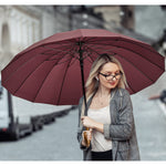 G4Free - G4Free 54 Inch 16 Ribs Large Windproof Umbrella for 2 Persons -NT22A136A