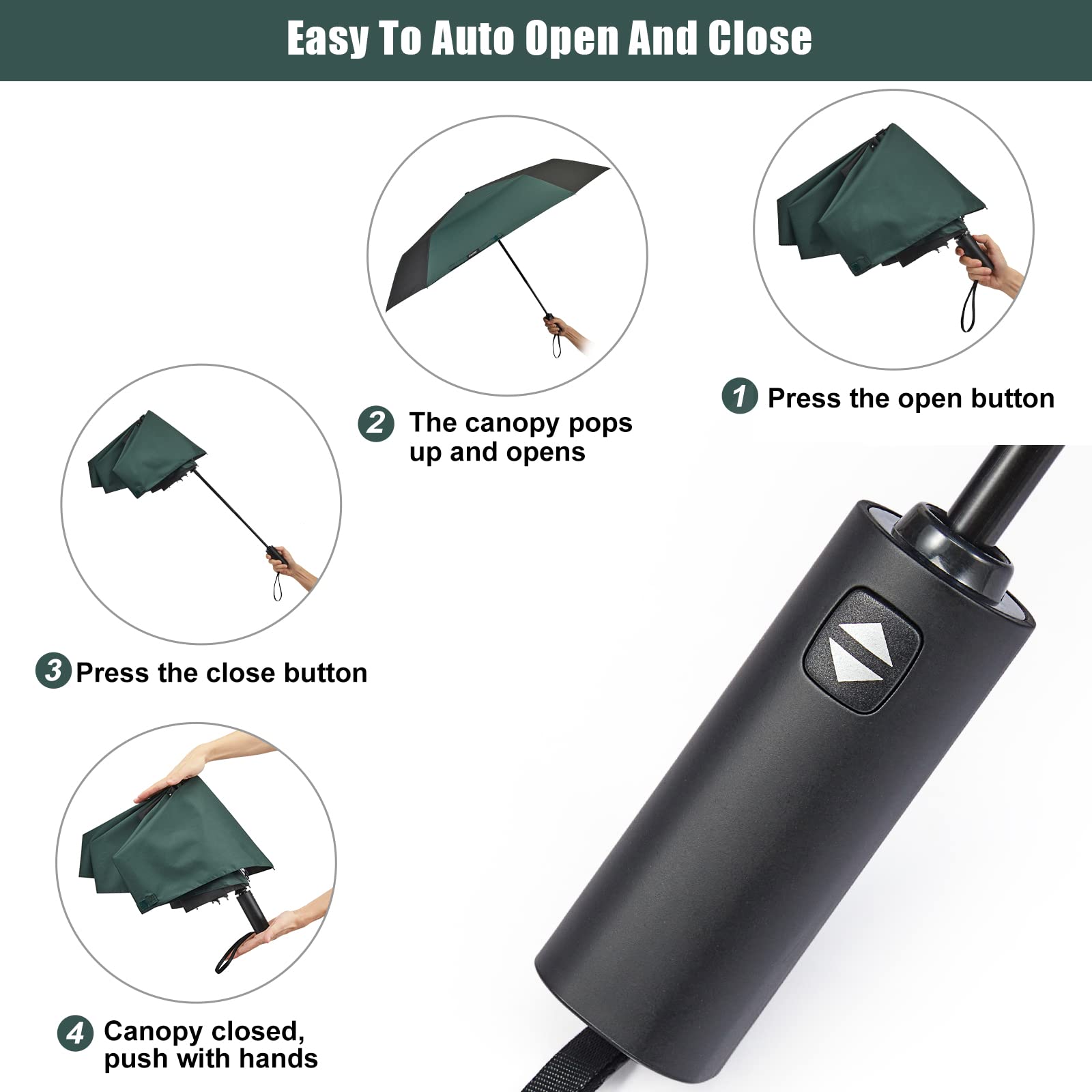 G4Free - G4Free 54 Inch Large Golf Umbrella -TN22A131B