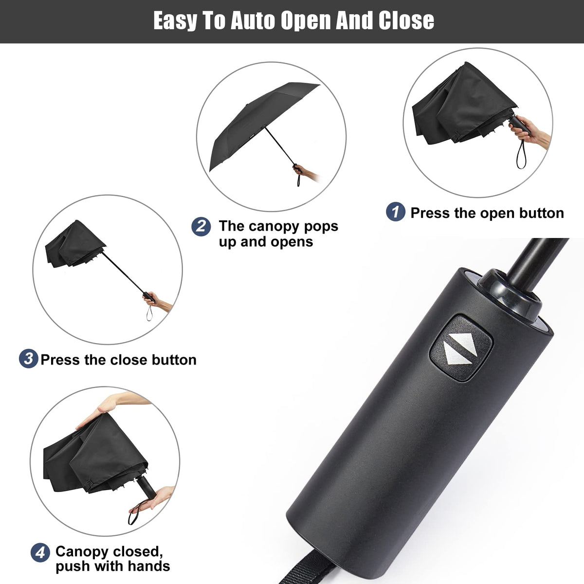 G4Free - G4Free 54 Inch Large Golf Umbrella -TN22A131B