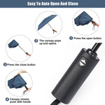 G4Free - G4Free 54 Inch Large Golf Umbrella -TN22A131B