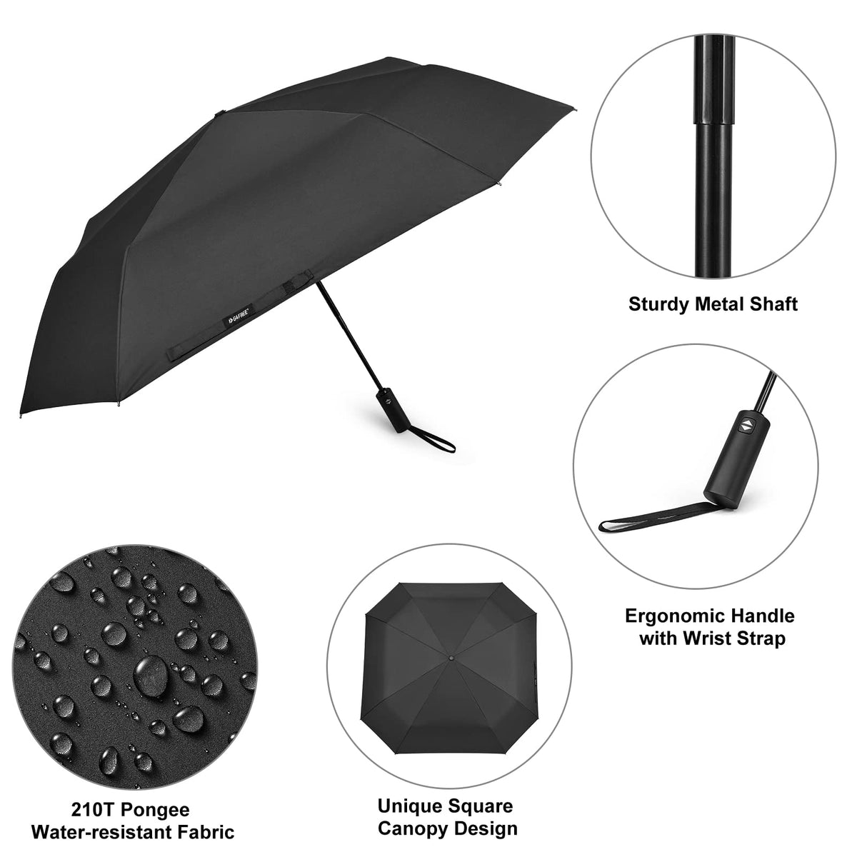 G4Free - G4Free 54 Inch Large Golf Umbrella -TN22A131B