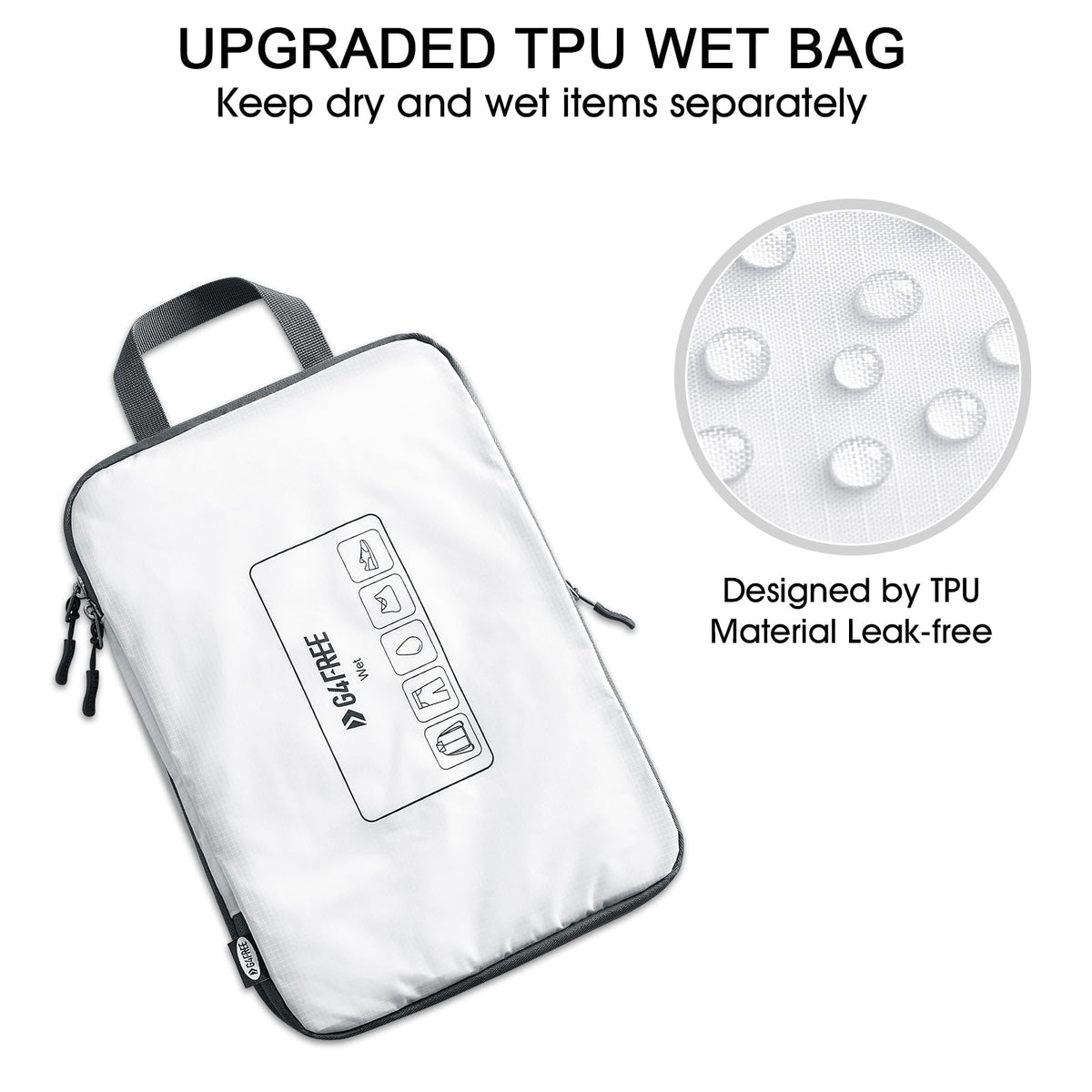 G4Free - G4Free 6 Set Compression Packing Cube -TN23B210A