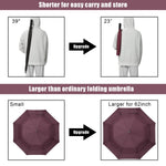 G4Free - G4Free 62 Inch Portable Automatic Open Oversize Vented Double Canopy Umbrellas -D02V684A