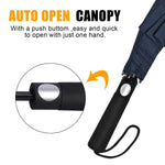 G4Free - G4Free 62 Inch Portable Automatic Open Oversize Vented Double Canopy Umbrellas -D02V684A