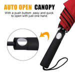 G4Free - G4Free 62 Inch Portable Automatic Open Oversize Vented Double Canopy Umbrellas -D02V684A
