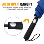 G4Free - G4Free 62 Inch Portable Automatic Open Oversize Vented Double Canopy Umbrellas -D02V684A