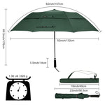 G4Free - G4Free 62 Inch Portable Automatic Open Oversize Vented Double Canopy Umbrellas -D02V684A