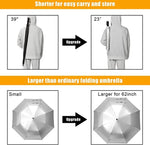 G4Free - G4Free 62 Inch Portable UV Protection Automatic Big Sun Umbrella -D02V737A