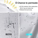 G4Free - G4Free 62 Inch Portable UV Protection Automatic Big Sun Umbrella -D02V737A