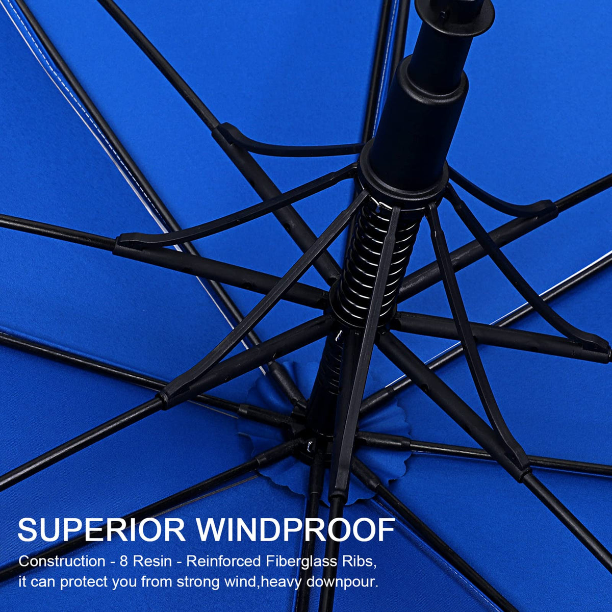G4Free - G4Free 68 Arc Vented UV Auto Extra Large Windproof Golf/Beach  Umbrellas -D02V731A