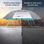 G4Free - G4Free 68 Arc Vented UV Auto Extra Large Windproof Golf/Beach  Umbrellas -D02V731A