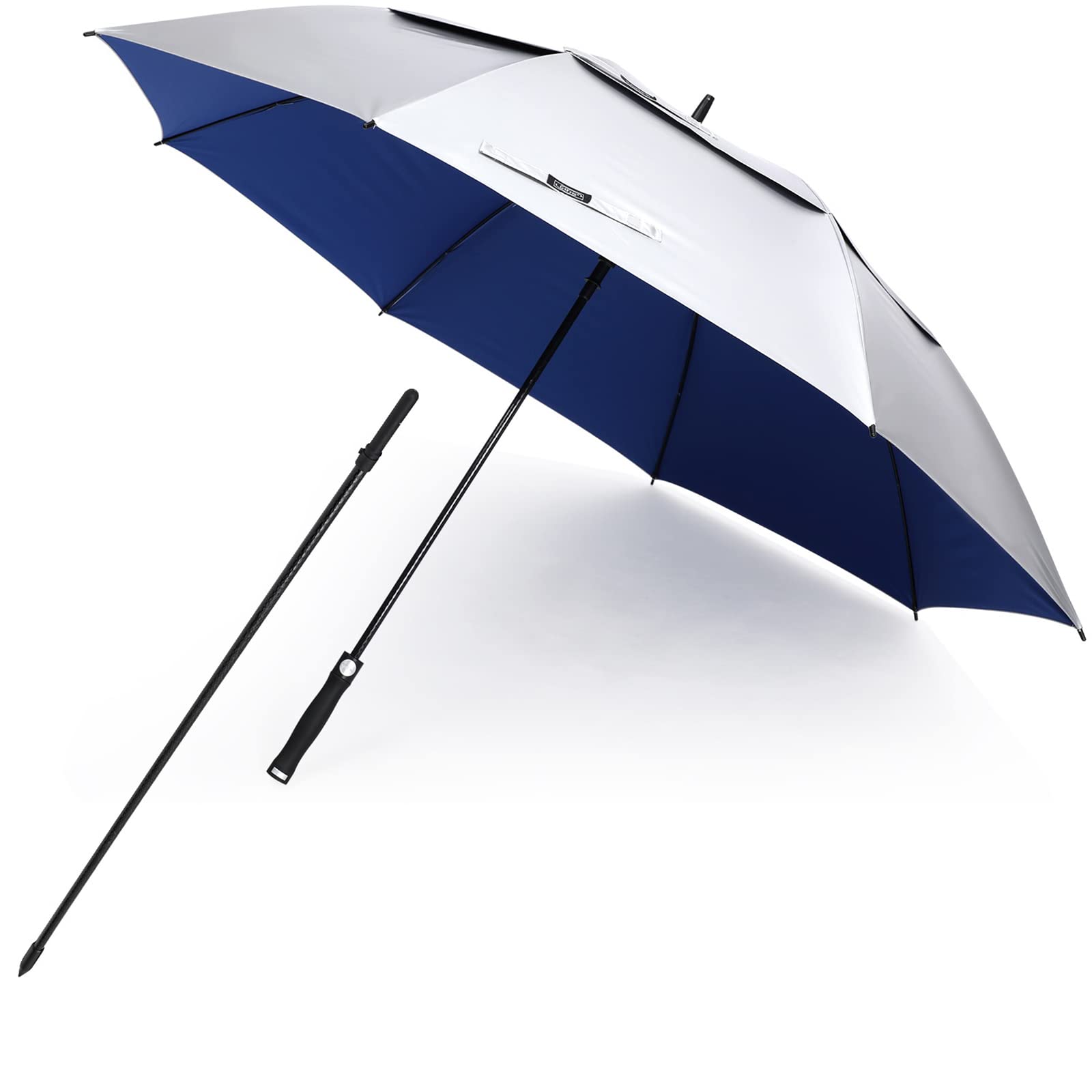 G4Free - G4Free 68 Arc Vented UV Auto Extra Large Windproof Golf/Beach  Umbrellas -D02V731B