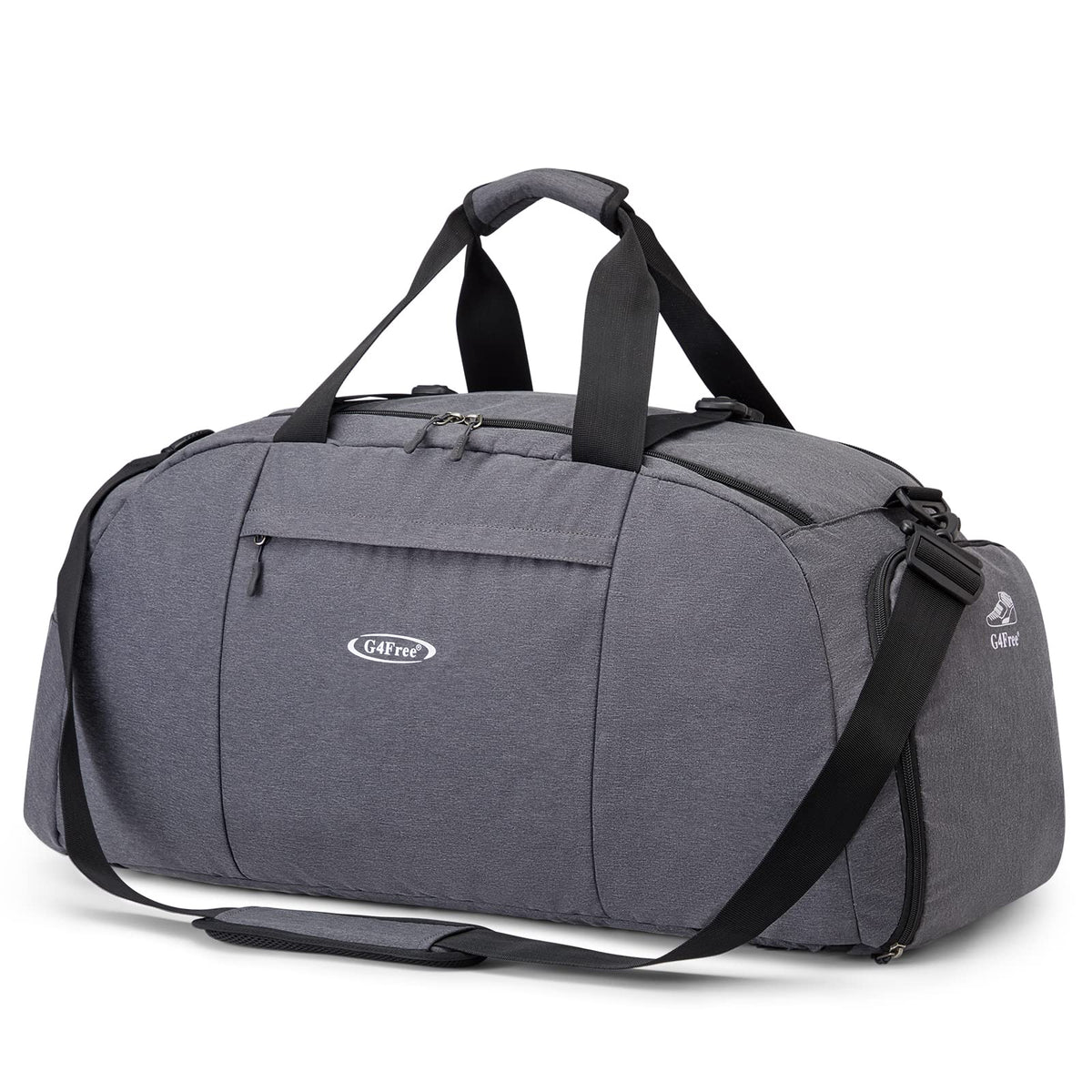 G4Free - G4Free 70L Large 3-Way Duffle Backpack Gym Bag with Shoe Compartment -TN22B134C