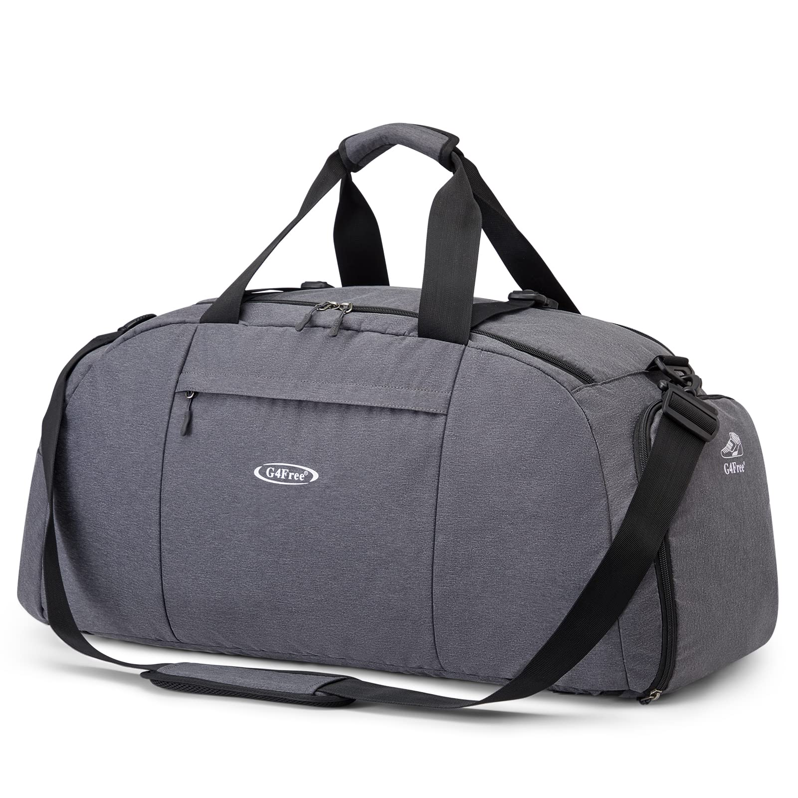 G4Free - G4Free 70L Large 3-Way Duffle Backpack Gym Bag with Shoe Compartment -TN22B134C