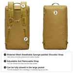 G4Free - G4Free 70L Large Duffle Bag Men Sports Gym Backpack -TN22B146B